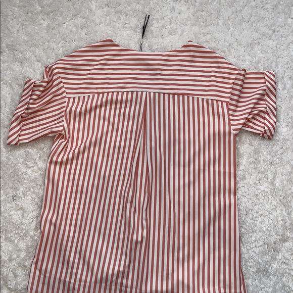 Byegreis Alondra Oversized Stripe Blouse Pink white - Picture 4 of 6